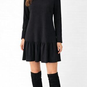 Sophisticated Kate Spade elevated basic black dress, classic yet preppy